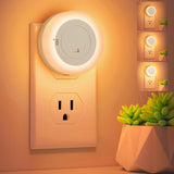 FOLKSMATE Night Light Plug in – Auto On Off Light Sensor for Seniors Aging in Place, No Heat No Flame