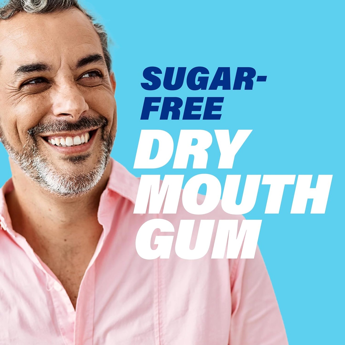 ACT Dry Mouth Gum – Conference Room Freshener for Discreet All-Day Saliva Support, Xylitol
