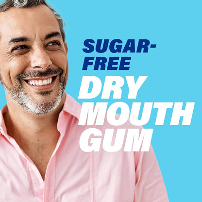 ACT Dry Mouth Gum – Conference Room Freshener for Discreet All-Day Saliva Support, Xylitol