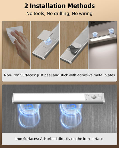 EZVALO Under-Cabinet Fixture – Designer-Grade Aluminum Housing for Stylish Kitchens