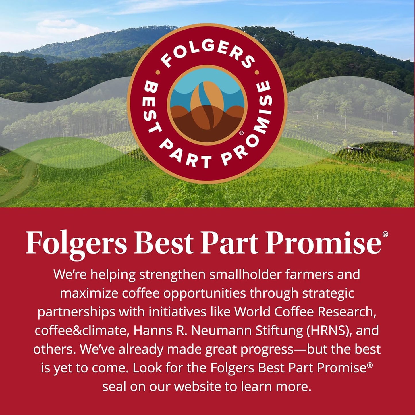 Folgers Classic Roast Instant Coffee – Compact Camping Coffee with No Gear or Brewing Setup