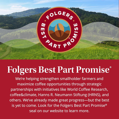 Folgers Classic Roast Instant Coffee – Compact Camping Coffee with No Gear or Brewing Setup