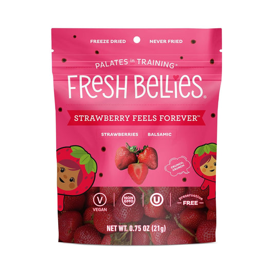 freeze-dried (never fried) preparation method for nutrient retention and crunch