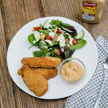 French's Honey Mustard, 12 oz – Patio and Backyard Grilling Glaze for Chicken, Sausages, and Veggies