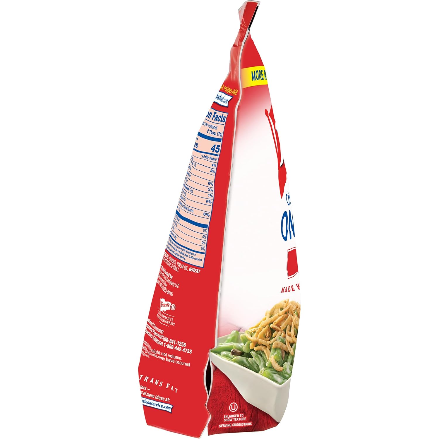 French's Original Crispy Fried Onions 24 oz – Crowd-Pleasing Holiday Gift for Family Food Lovers