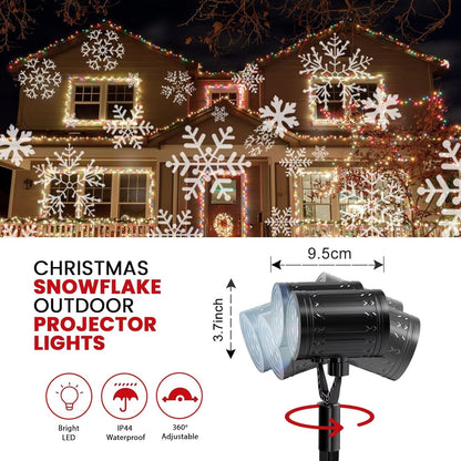 LUMINOUS Winters Night Snowflake Projector – Romantic Valentine's Day Gift for Couples, Snowy Light Display