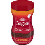 Folgers Classic Roast Instant Coffee – Compact Camping Coffee with No Gear or Brewing Setup